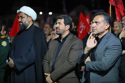 آیین باشکوه جاماندگان تشییع آقای شهید ایران در همدان