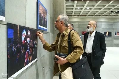 آیین افتتاح نمایشگاه عکس «تهران؛ خط مقدم مقاومت»