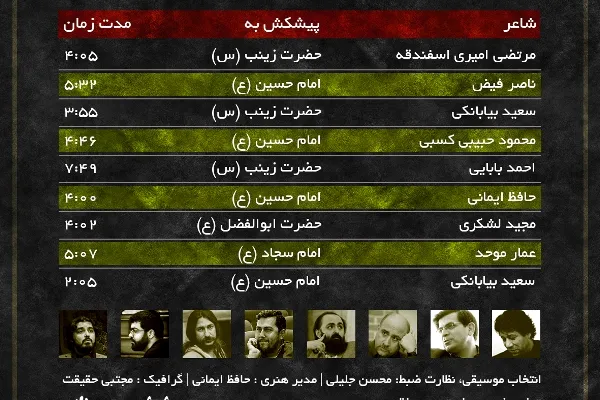 آلبوم حاء و سین؛ به مناسبت اربعین منتشر شد