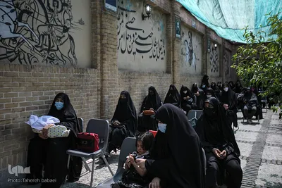 مراسم ظهر تاسوعا در خانه مداحان