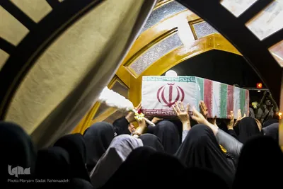 تشییع شهید گمنام در دانشگاه شیراز