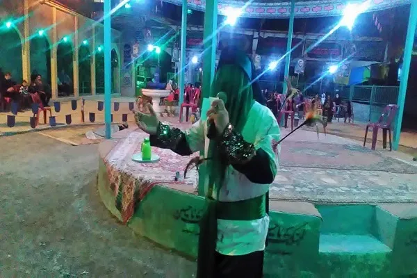 پنجمین روز سوگواره تعزیه «غریب» نور