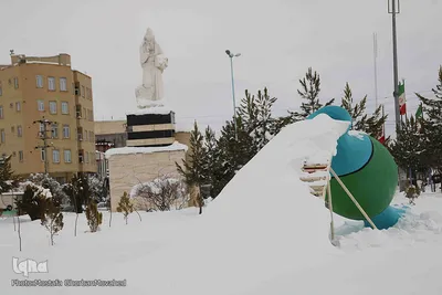 بهار 1401 با طعم برف و سرما در اهر