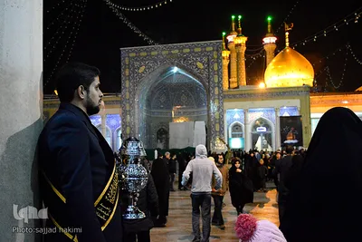 یه گزارش از مراسم عزاداری سالروز  شهادت حضرت معصومه(س)