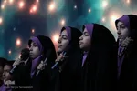 جشن مبعث و گلباران مزار شهدای انقلاب در گلستان شهدای اصفهان
