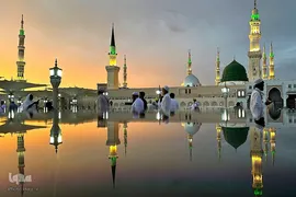 زائران بین‎المللی مدینه پیش از اعزام به مکه