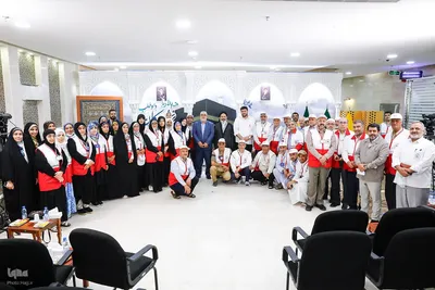دیدار با پزشکان و کادر درمان داوطلب در حج 1403