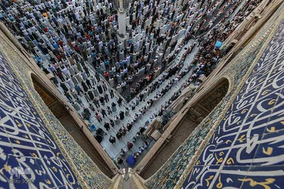 اقامه نماز عید سعید فطر در حرم امیرالمومنین(ع)