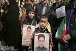 سوگواری دانش آموزان بابلسری در چهلم شهادت دانش آموزان میناب