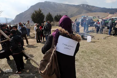 آیین درختکاری در پارک جنگلی  سد«لتیان» در شمال شرق استان تهران