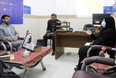 بازدید قاضی حداد معاون قضایی دادگستری کل استان از ایکنا یزد‎‎