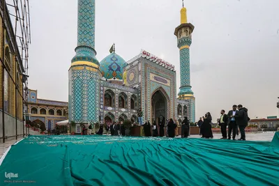 رونمایی از بزرگترین کتیبه دست‌نویس کشور در امام زاده صالح