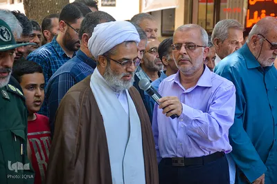 تشییع پیکر جانباز شهید محمدرضا نیکوئی-محلات/عکس:ایکنا