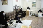 مادر شهیدی در یزد که رهبر انقلاب از وی تجلیل کردند