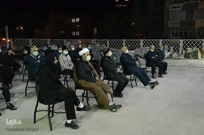 عزاداری شب هشتم ماه محرم در مسجد ولیعصر تبریز‎‎