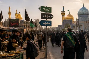 از کربلا تا مشهد؛ فرهنگ خدمت و زیارت در مسیر عاشقی ادامه دارد