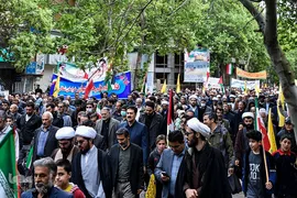 راهپیمایی روز قدس در بجنورد