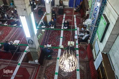 جلسه آموزش قرآن استاد حسن پروازی و استاد محمد حسن نعمتی