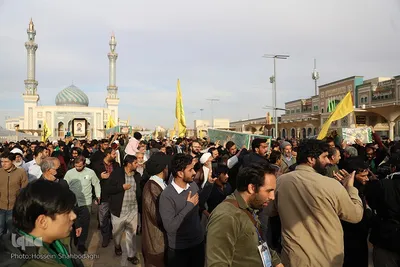 تشییع پیکر شهدای مدافع حرم در قم
