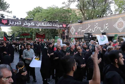 اجتماع ضد صهیونیستی دستجات و هیئات حسینی تبریز