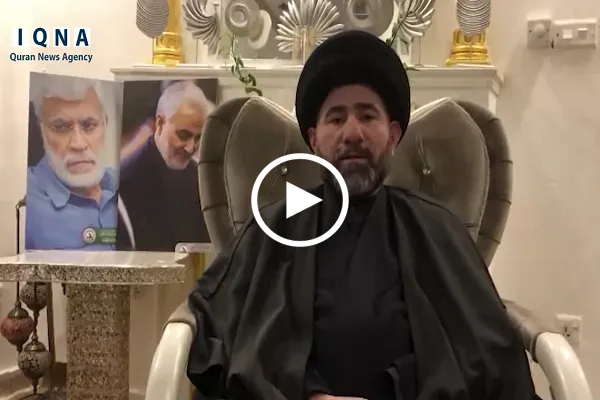 البخاتي: دماء قادة النصر سقطت من أجل الدفاع عن المقدسات + فيديو