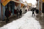 برف زمستانی در اهر