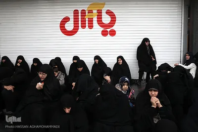 تجمع بزرگ عزاداران فاطمی در میدان هفت تیر