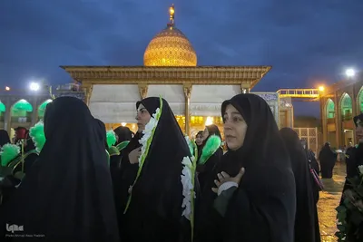 گلباران مزار شهدای حادثه تروریستی حرم حضرت شاهچراغ(ع)