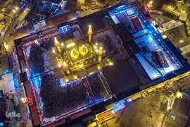 حرم مطهر و نورانی امام موسی کاظم (ع) در شهر کاظمین عراق