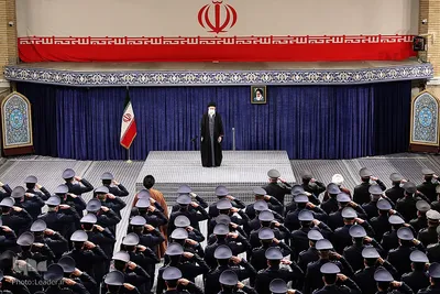 دیدار جمعی از فرماندهان و کارکنان نیروی هوایی و پدافند هوایی ارتش با رهبر انقلاب اسلامی
