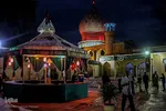 مراسم عزاداری شب سوم محرم در حرم علی ابن حمزه(ع)