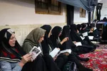مراسم دعای عرفه در مسجد بزرگ خوزان خمینی‌شهر