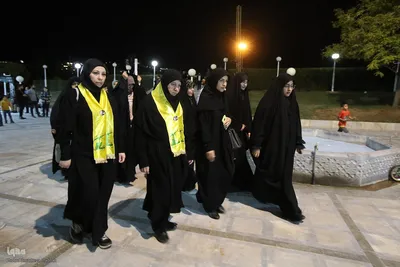 آیین وداع با پیکر شهید معصومه کرباسی در دانشگاه شیراز‎