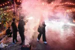 عزاداری شب هشتم محرم در سمنان‎