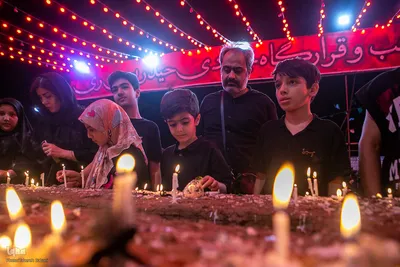  عزاداری شب شام غریبان در شهر ری
