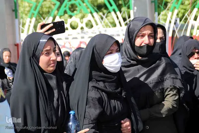 تشییع و خاکسپاری شهید «عادل قاسم‌زاده» در شهرستان اهر