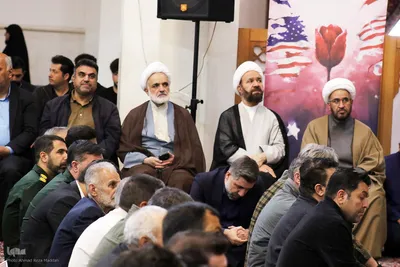 مراسم بزرگداشت چهلم شهدای مقاومت ملی در حرم شاهچراغ(ع)