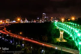 آسمان تهران از فراز تپه‌های عباس آباد