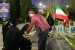 تحویل سال ۱۴۰۵ در گلستان شهدای اصفهان