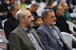مراسم چهلم شهدای حوادث دی‌ماه در گلستان شهدای اصفهان