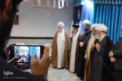 مراسم عمامه گذاری طلاب حوزه علمیه سفیران هدایت بیرجند