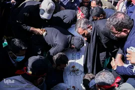 مراسم تشییع پیکر مطهر شهید مدافع حرم، سردار «داوود جعفری»