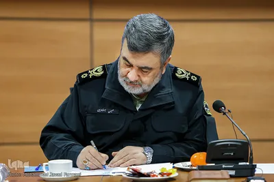 سردار حسین اشتری٬ فرمانده نیروی انتظامی جمهوری اسلامی ایران در همایش سراسری مدیران و مسئولان بنیاد حفظ آثار و نشر ارزش‌های دفاع مقدس