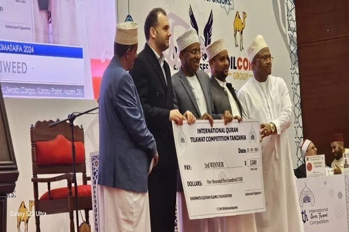 Wakilin Iran ya zo matsayi na uku a gasar kur'ani ta kasa da kasa da aka gudanar a Tanzaniya