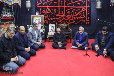 دیدار جامعه قرآنی با خانواده شهید عبدالله مداح