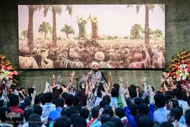 جشن عید غدیر در محله باغ فیض تهران