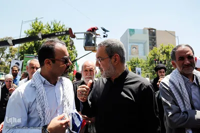 سید محمد بطایی در راهپیمایی روز قدس
