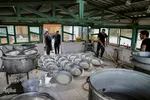پخت ۷۲ دیگ غذای نذری به‌مناسبت ایام محرم در تبریز‎