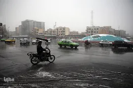 بارش برف زمستانی در تهران