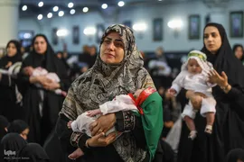 مراسم شیرخوارگان حسینی در حرم عبدالعظیم حسنی